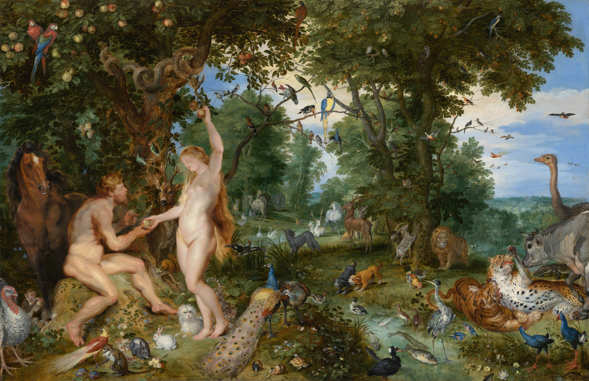 Jan Brueghel der Ältere & Peter Paul Rubens - Der Garten Eden mit dem Sündenfall (1617) (M)